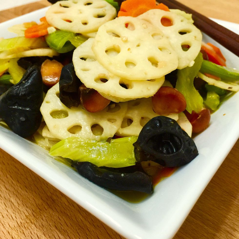 How to cook stir fry lotus root B+C Guides