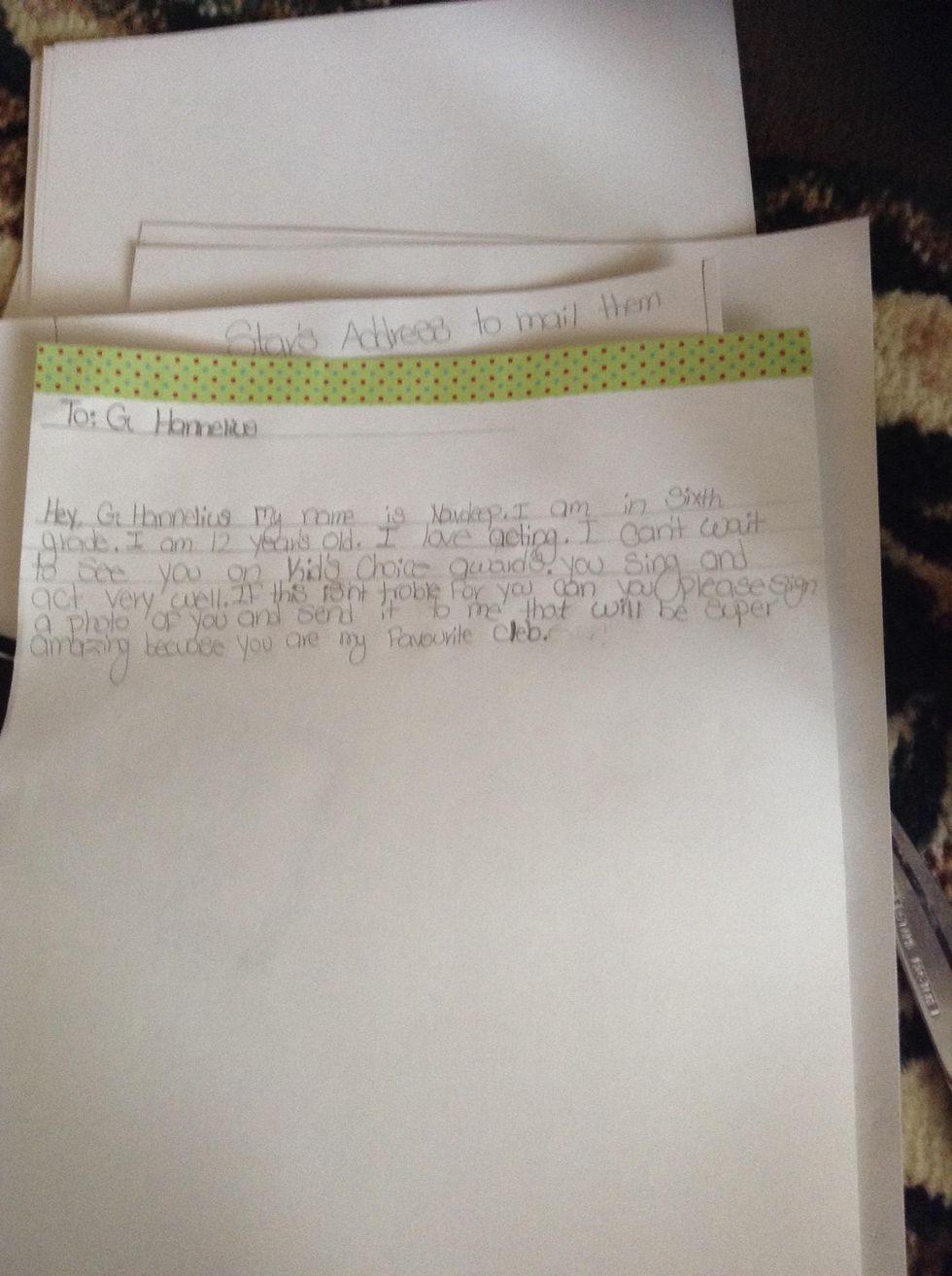 How to send fan mail B+C Guides