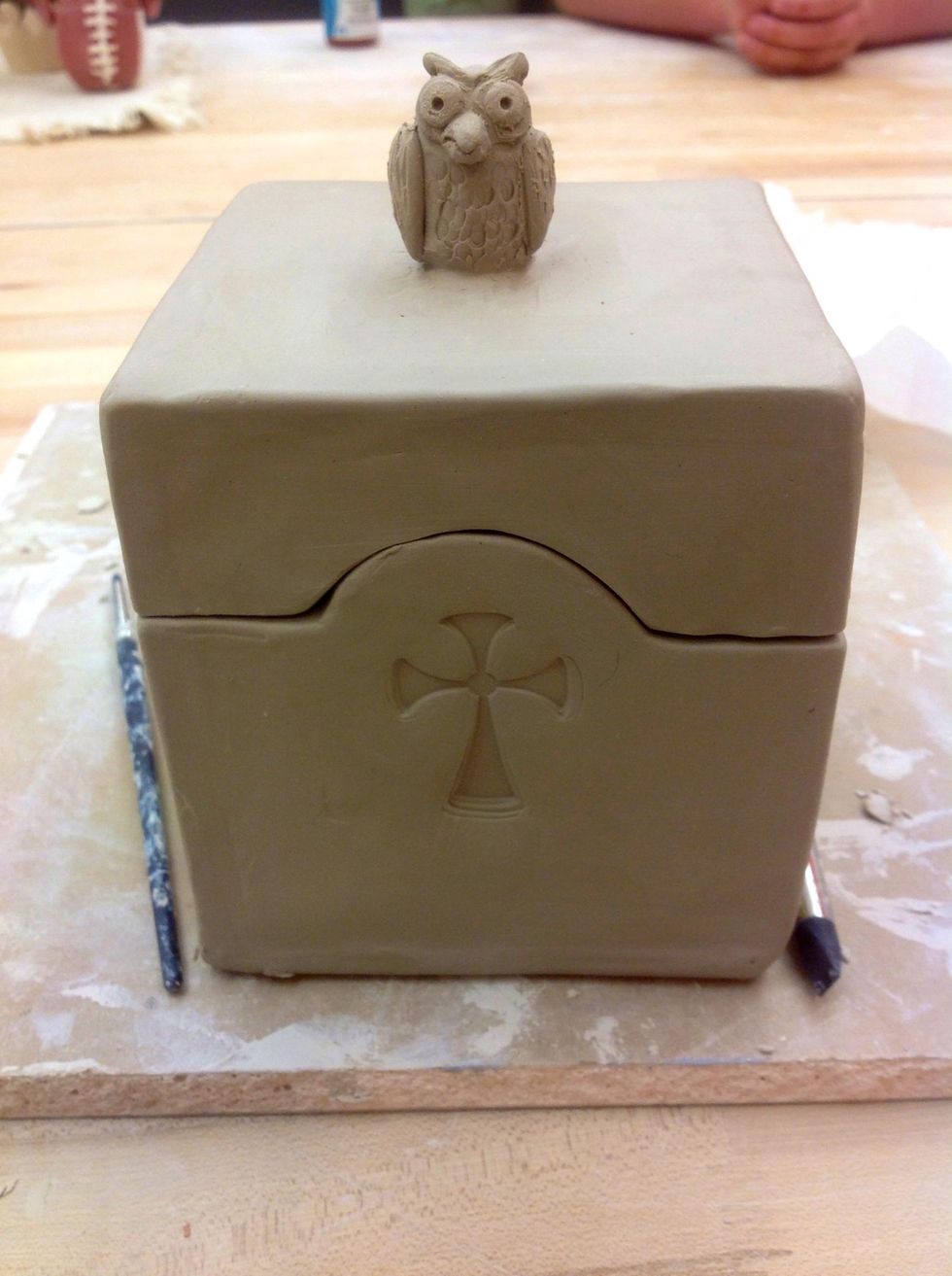 slab clay box