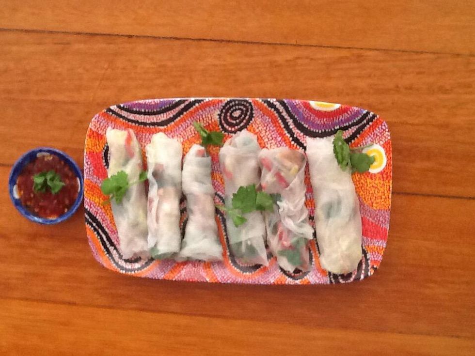 How to make healthy rice paper rolls B+C Guides