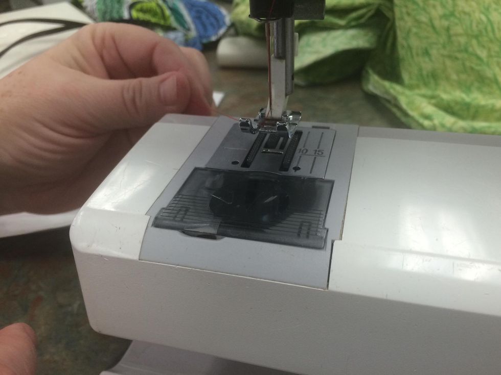 How to thread a viking sewing machine (mechanical model) B+C Guides