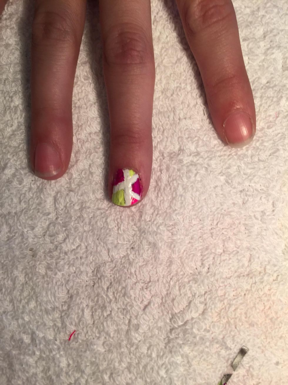 How to paint a nail with a design B+C Guides