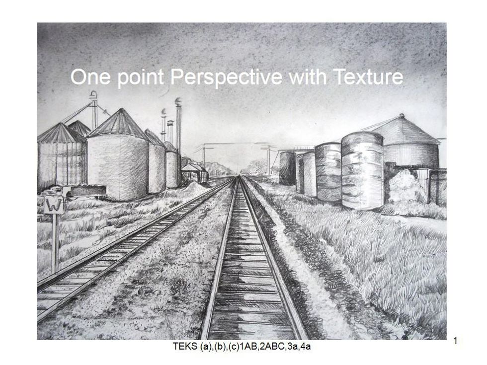 How to draw a train in 1 point perspective B+C Guides