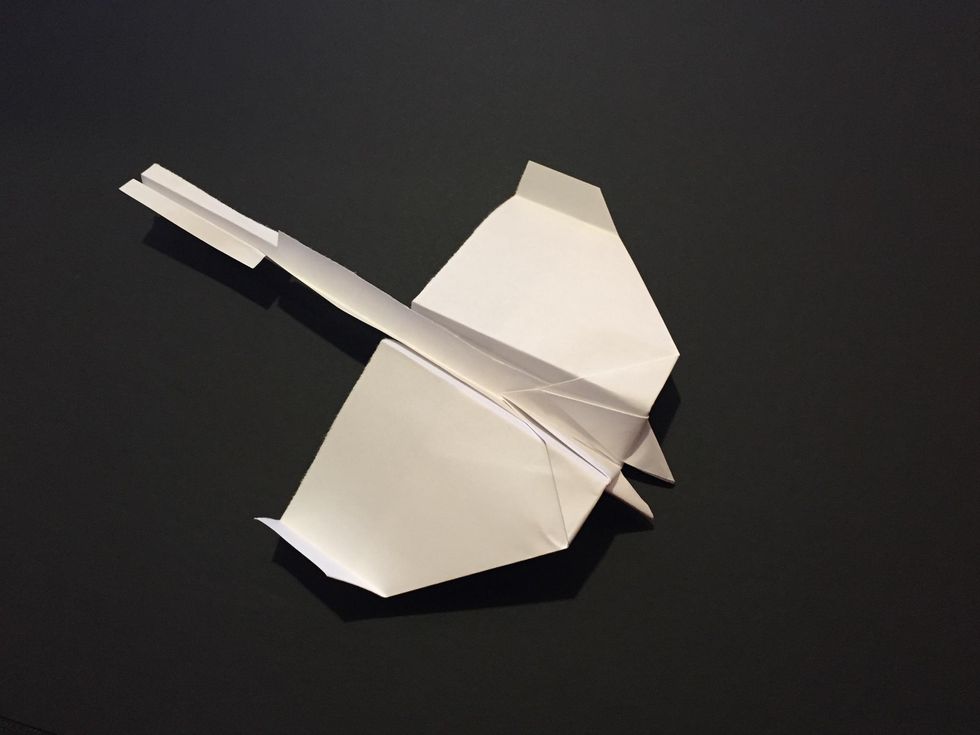 How to build the ds flyer paper airplane B+C Guides