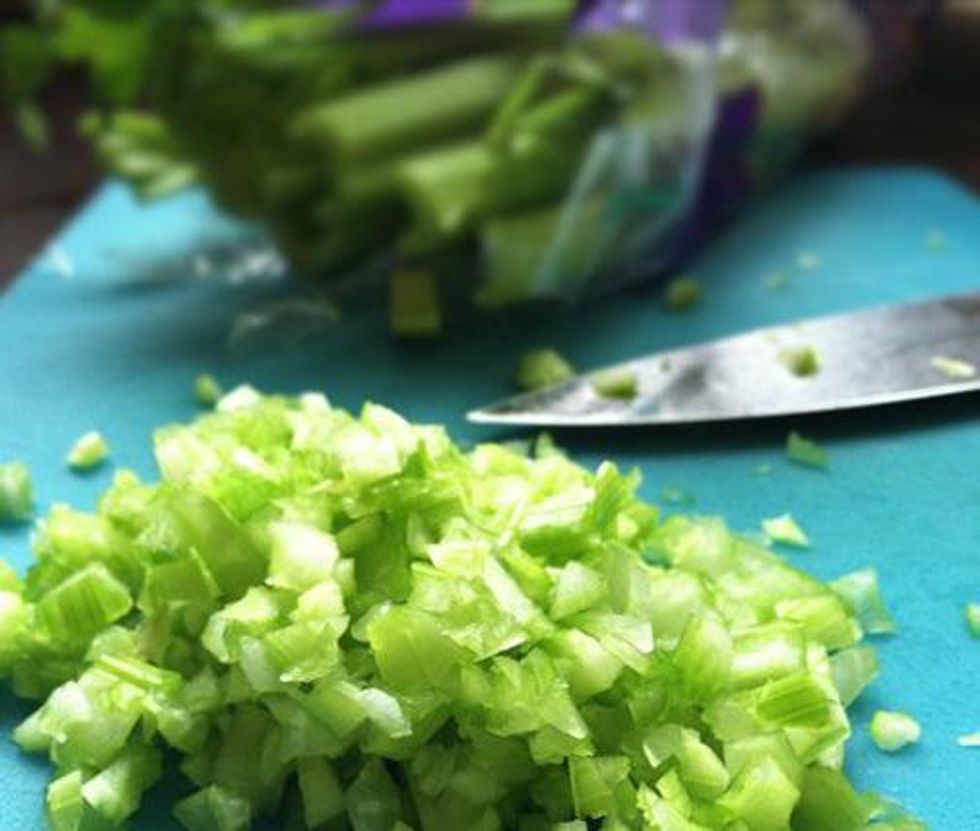 How to Mince Celery & Carrots - Clean Green Simple