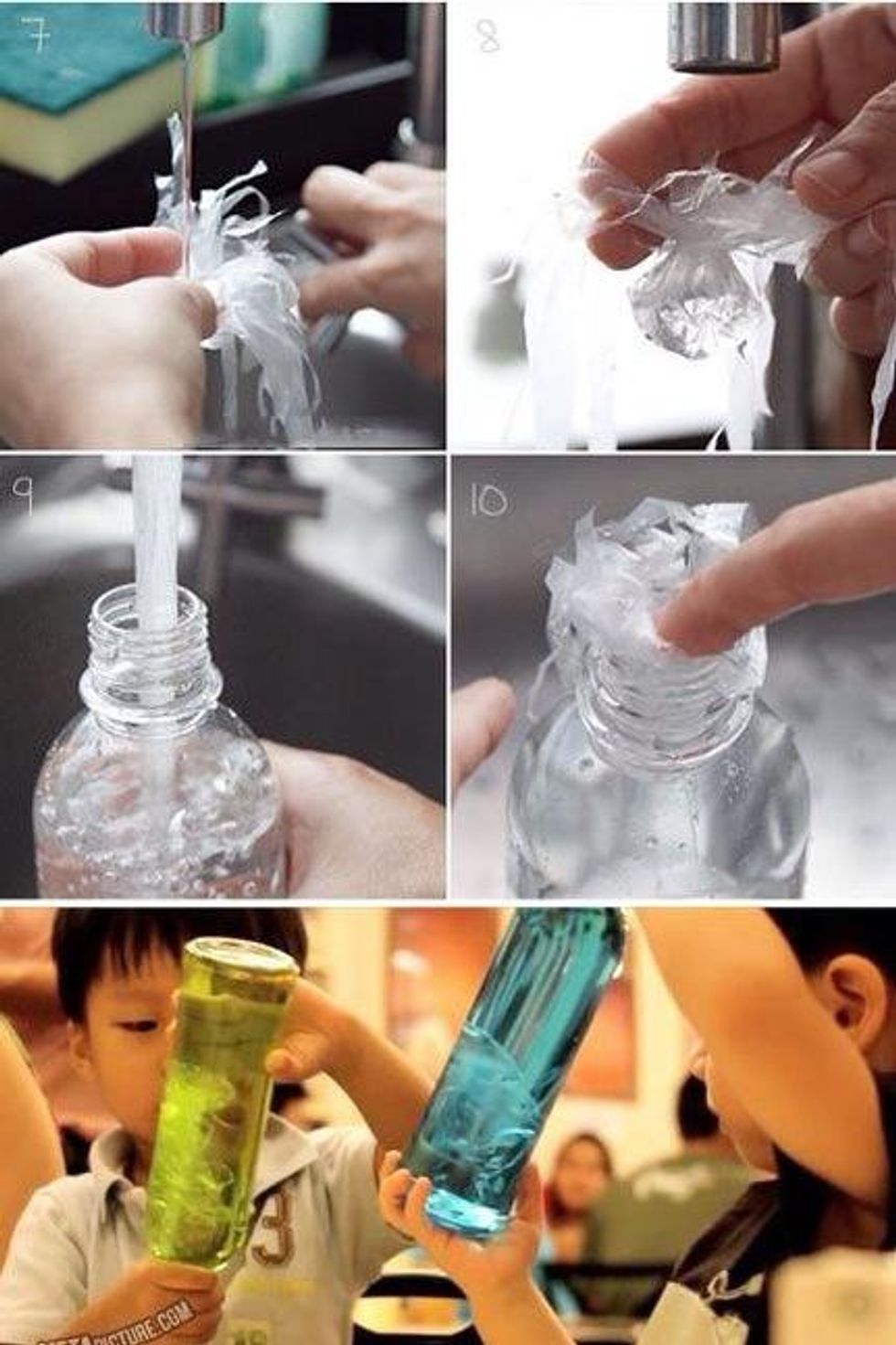 How to diy water bottle jellyfish B+C Guides
