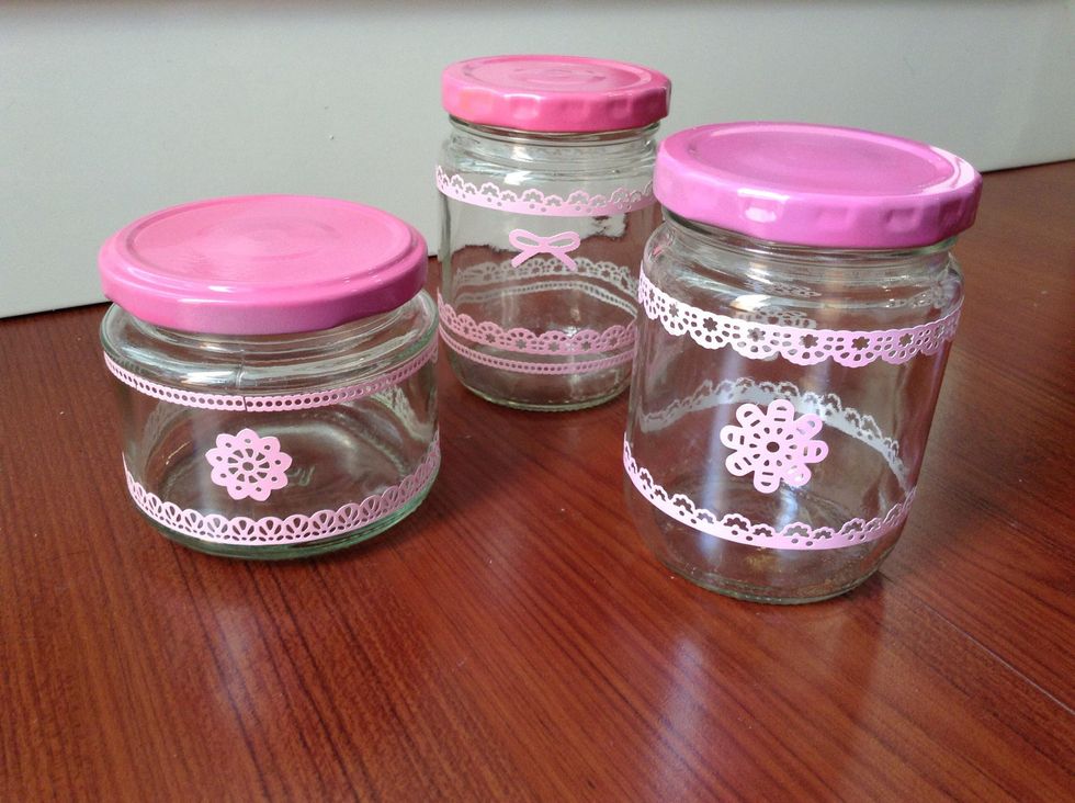 How to upcycle jam jars B+C Guides