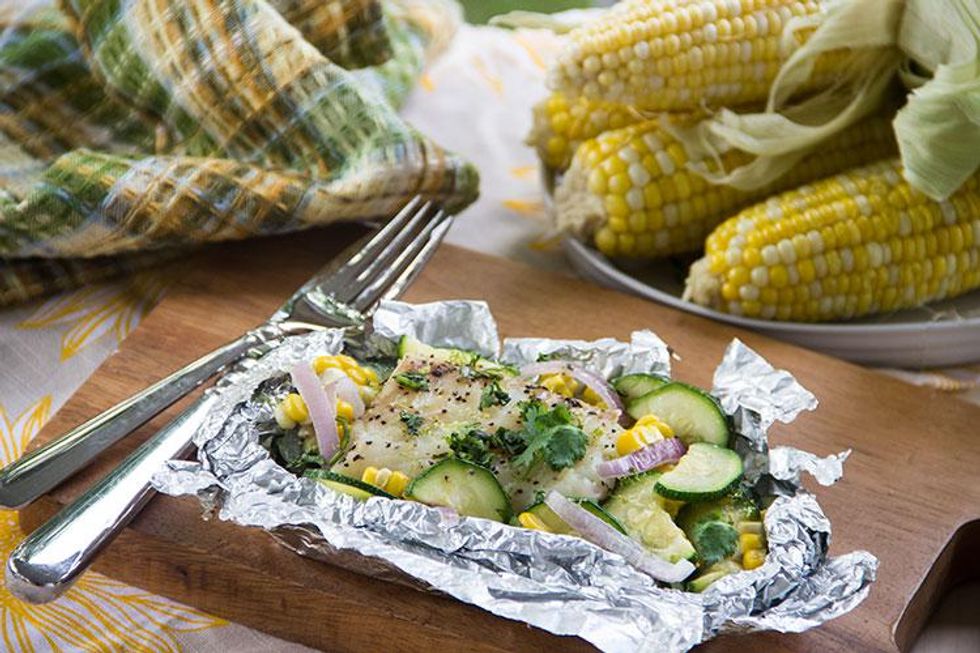 How to make easy grilled coconut-lime fish foil packets - B+C Guides