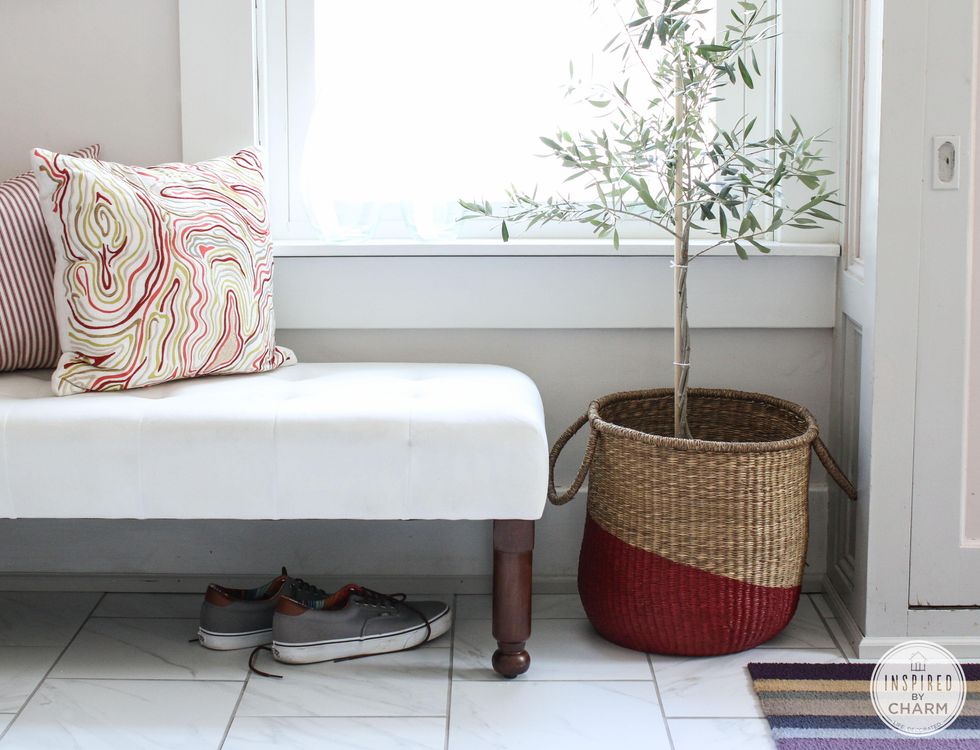 How to create a colorful paint dipped basket B+C Guides