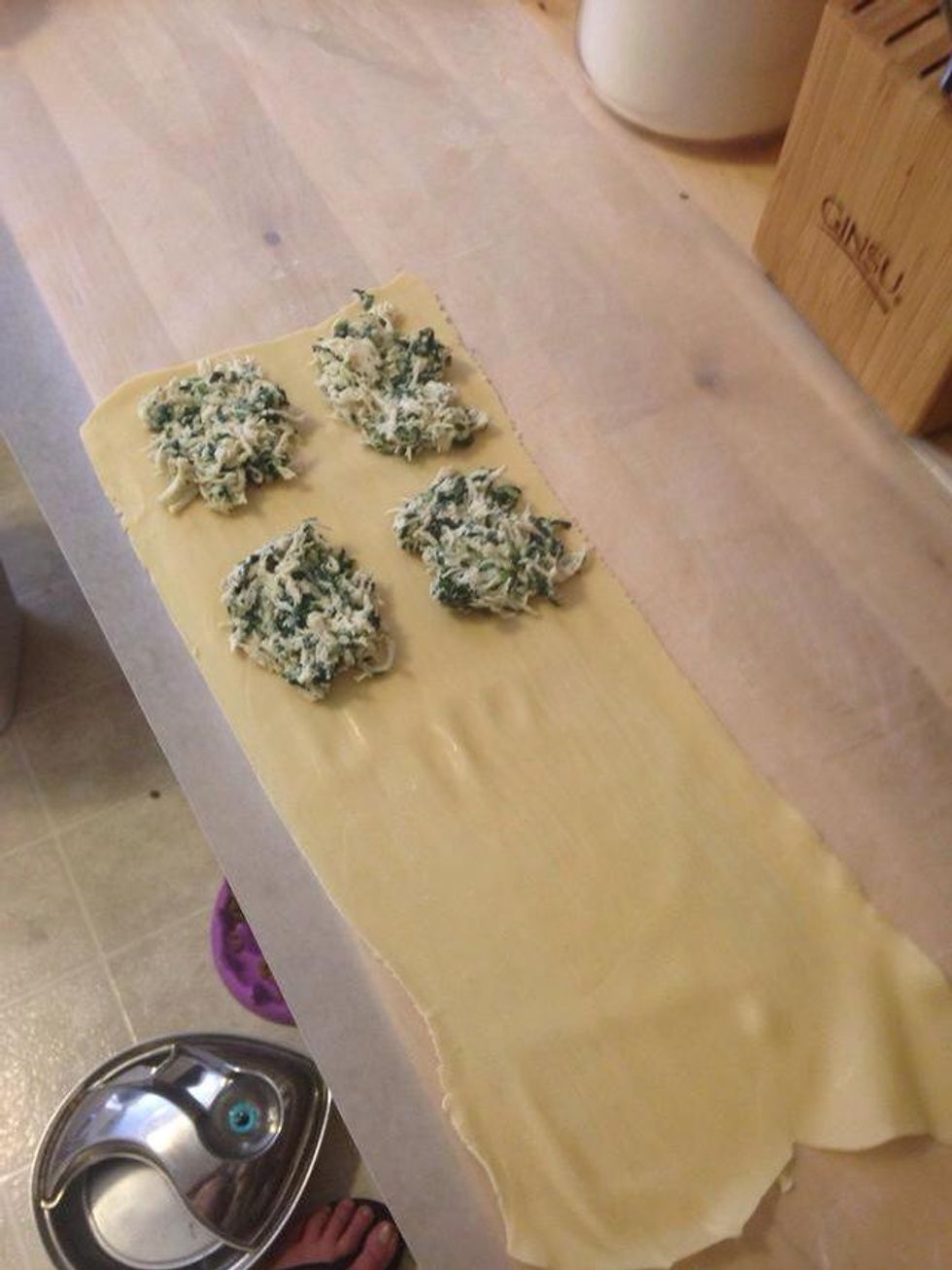 How to make spinach and cheese ravioli filling - B+C Guides