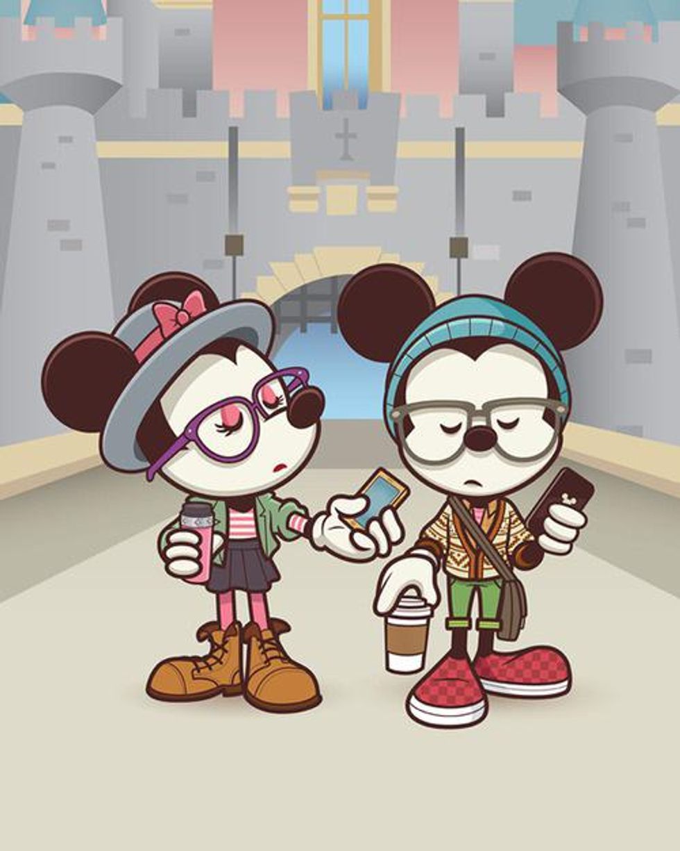 How to hipster disney - B+C Guides, image size:980x1225