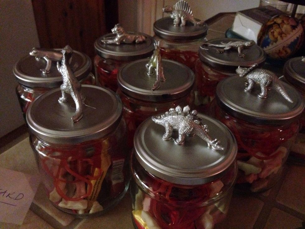 How to decorate glass jars B+C Guides