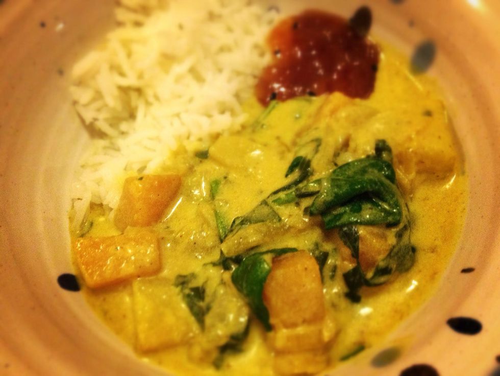 How to make butternut squash korma for meatless monday B+C Guides