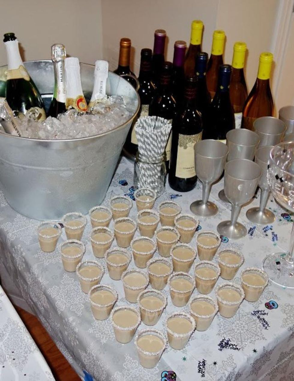 How to make sprinkle rim shot glasses B+C Guides