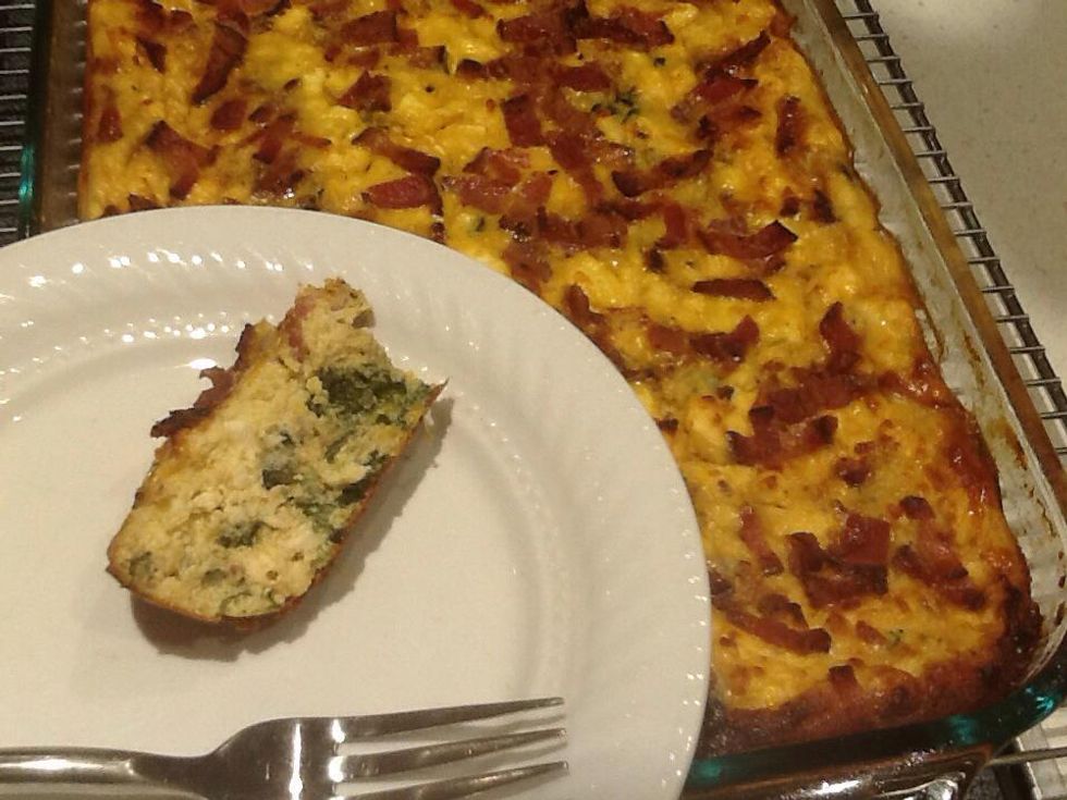 How to bake crustless spinach quiche paleo / primal gf B+C Guides