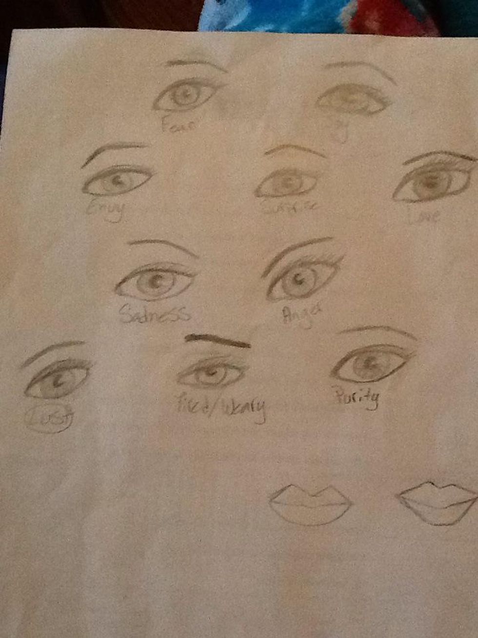 How to draw eyes with emotion - B+C Guides