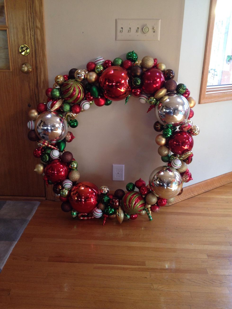 How To Make A Giant Ornament Wreath Bc Guides