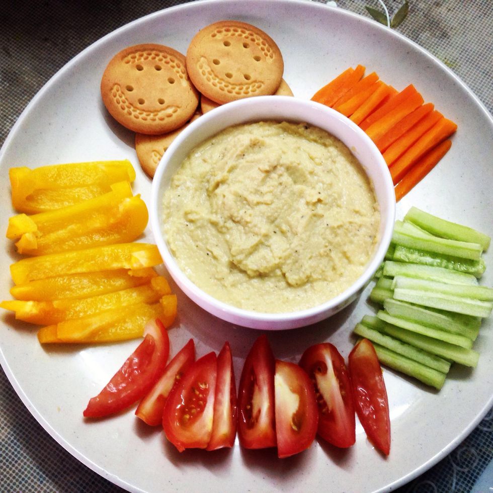 How to make chickpea dip (hummus) B+C Guides