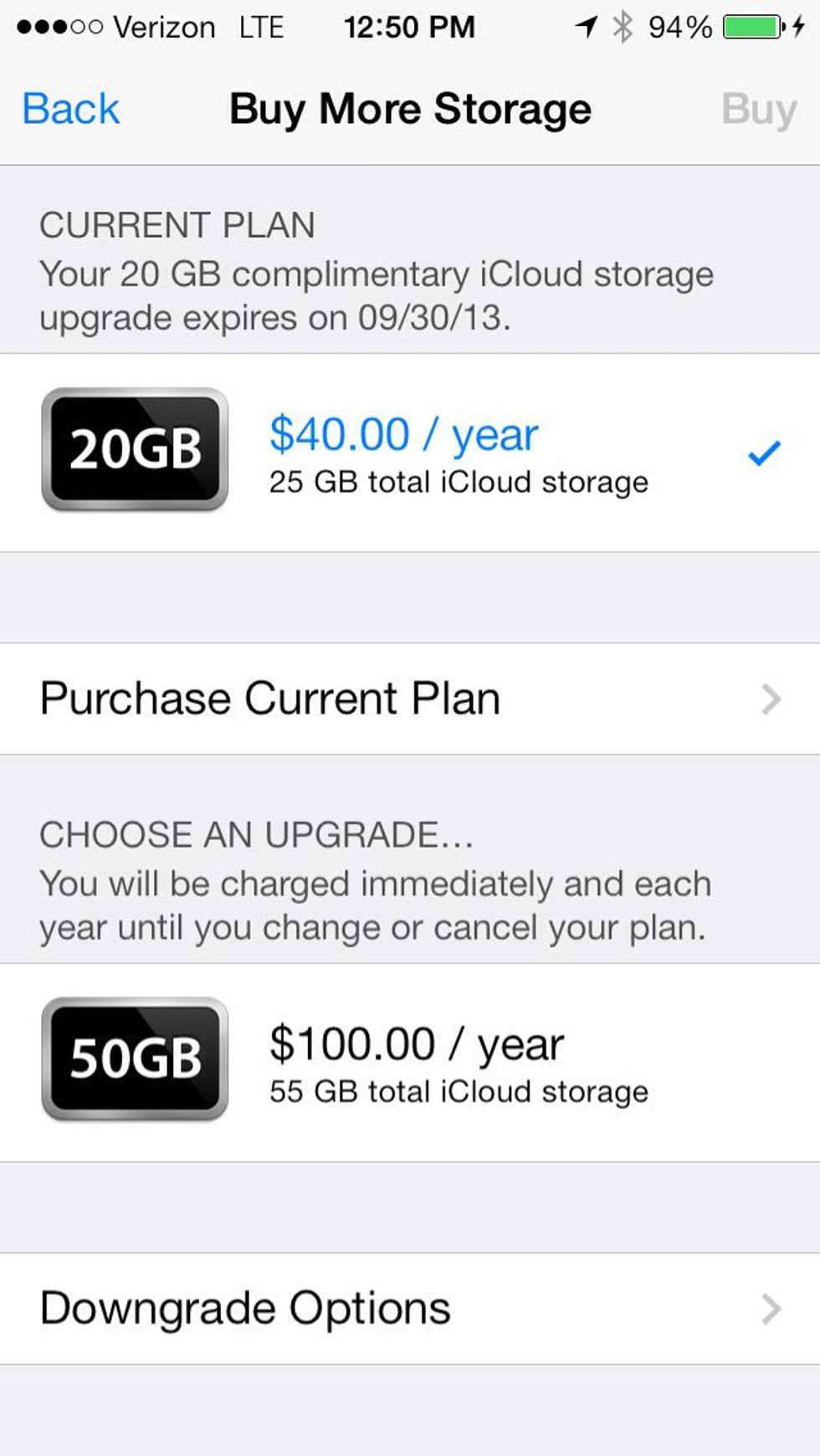 icloud storage free upgrade