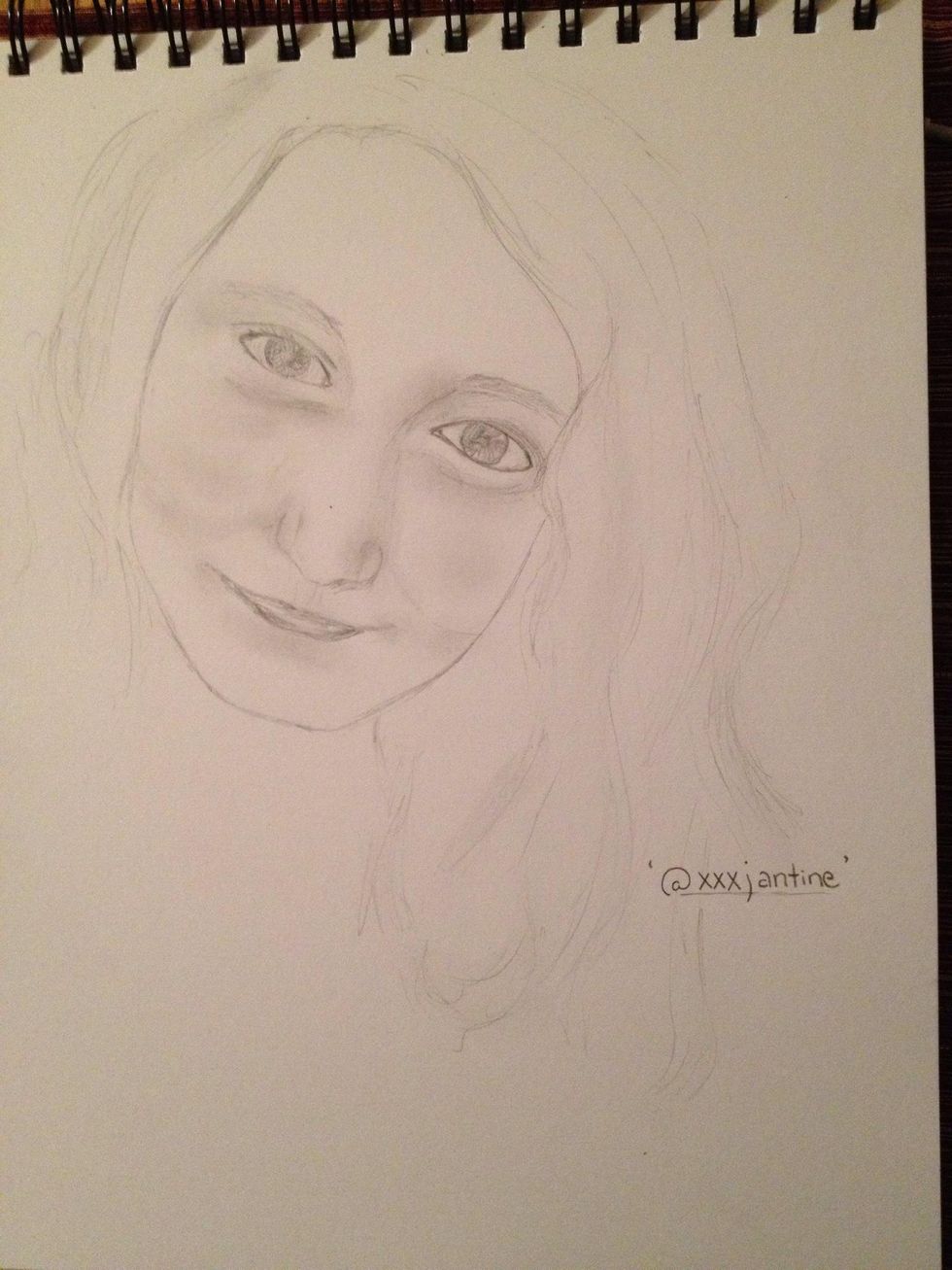 How to draw a persons face b c guides