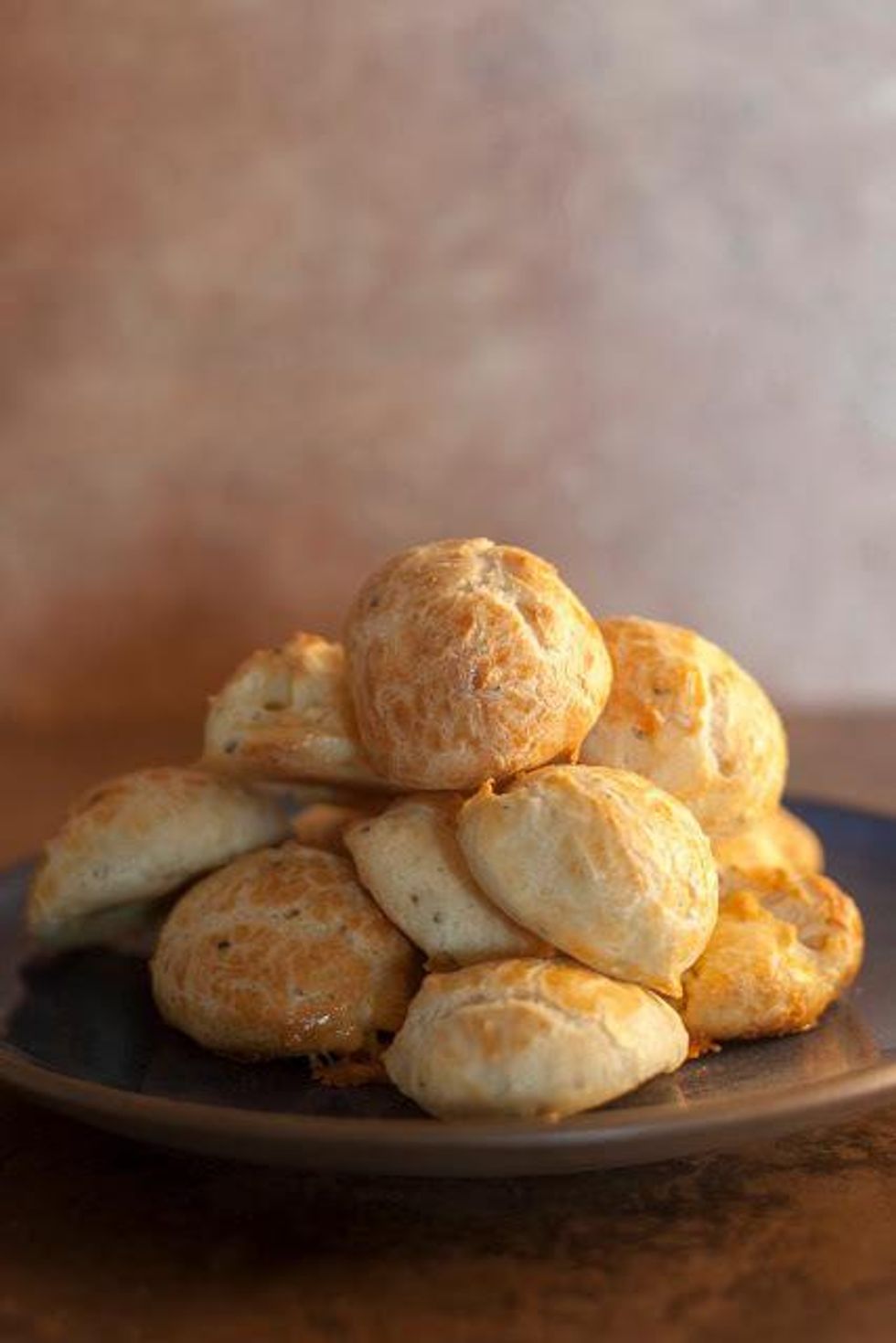 How to make cheese puffs. blue cheese gougeres - B+C Guides