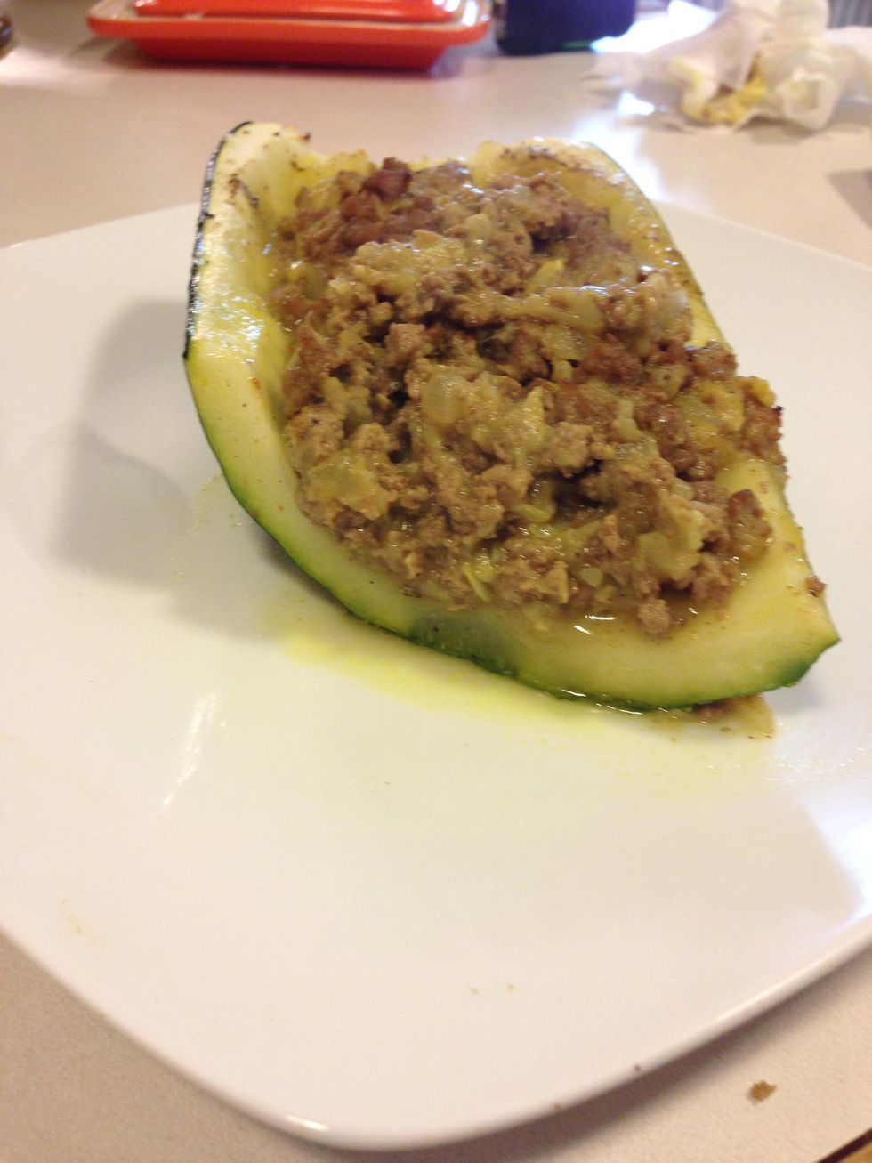How to lamb curry stuffed zucchini B+C Guides