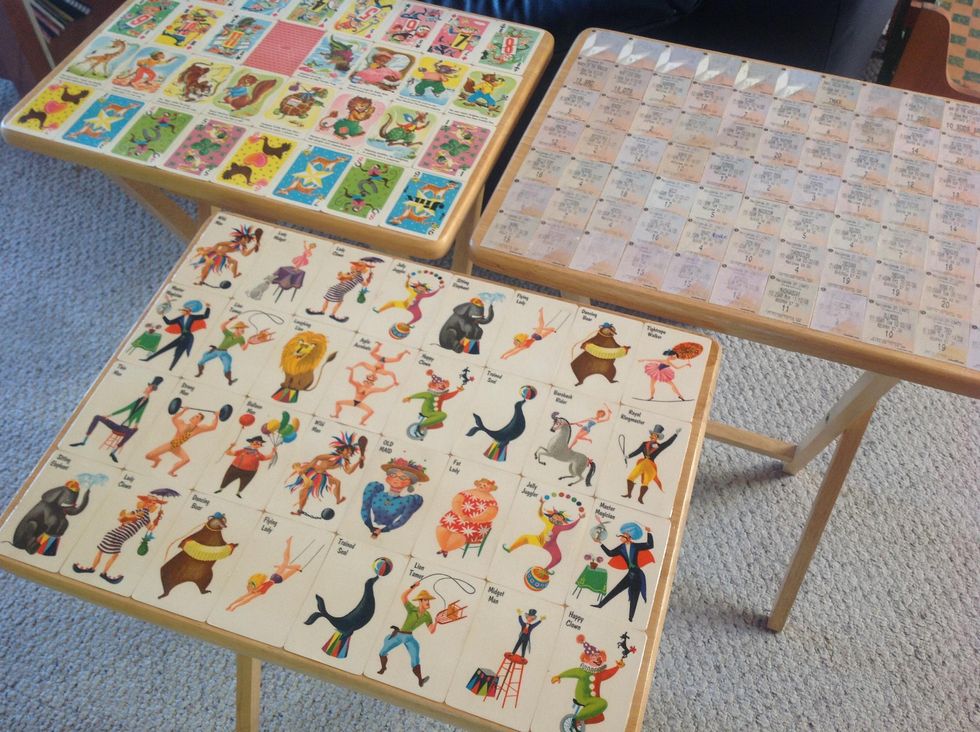 How to decoupage tv trays B+C Guides