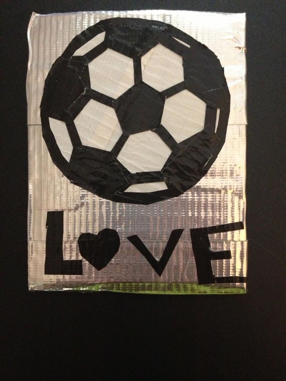 How to make a duct tape "painting" B+C Guides