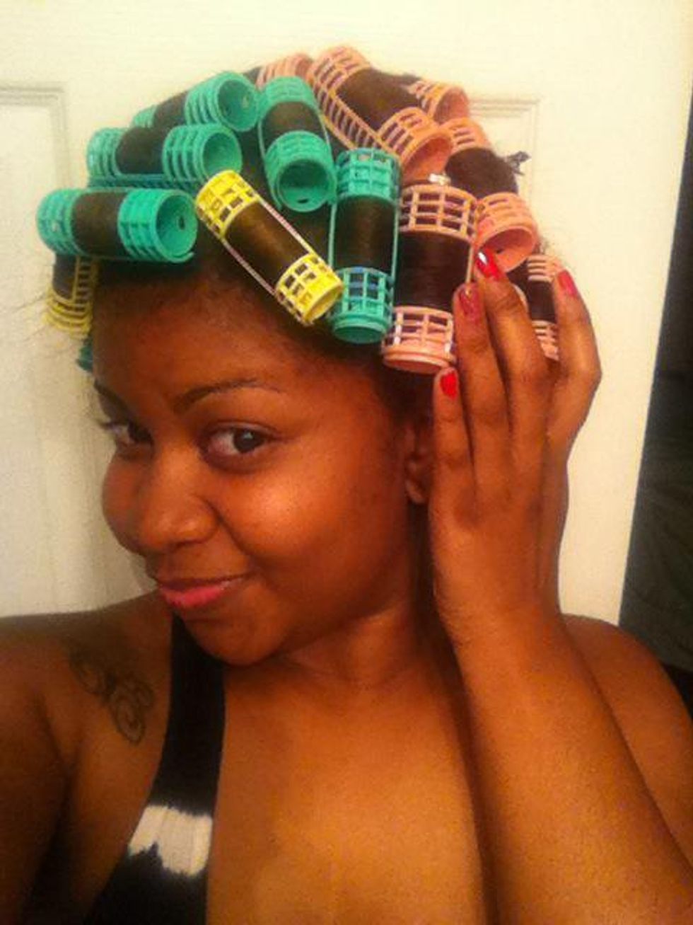 How to dry roller set your hair B+C Guides