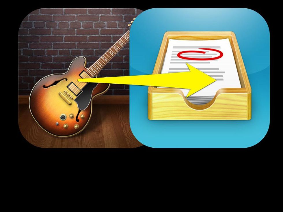 How to use garageband with showbie B+C Guides