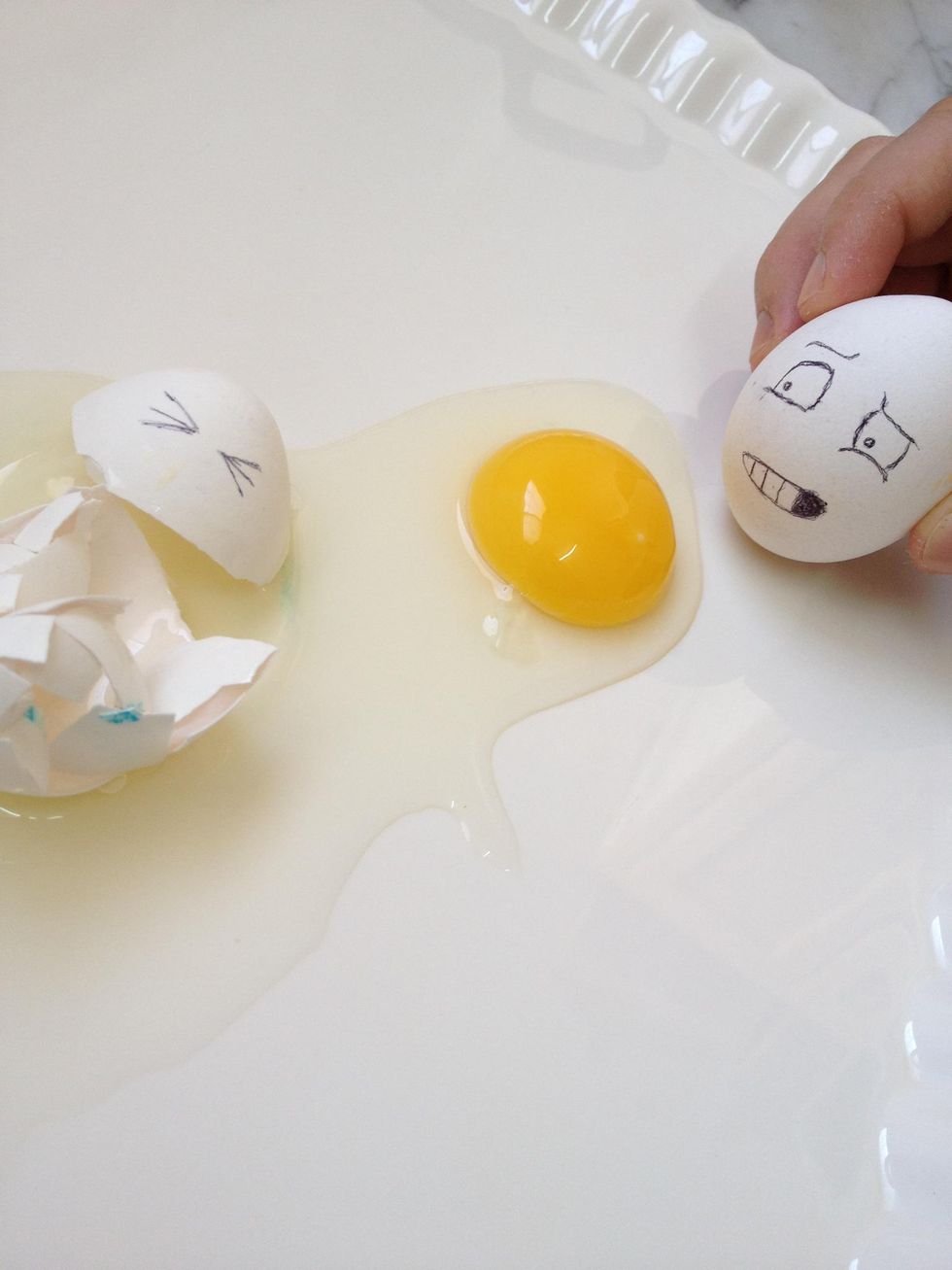 How to draw on eggs 🍳 B+C Guides