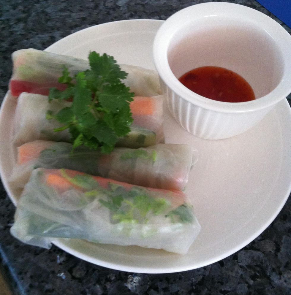 How to cook rice paper rolls B+C Guides