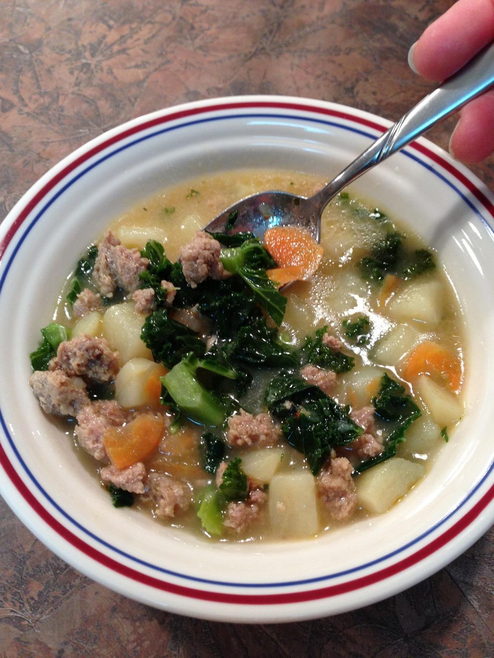 How to make hearty italian sausage & kale potato soup B+C Guides