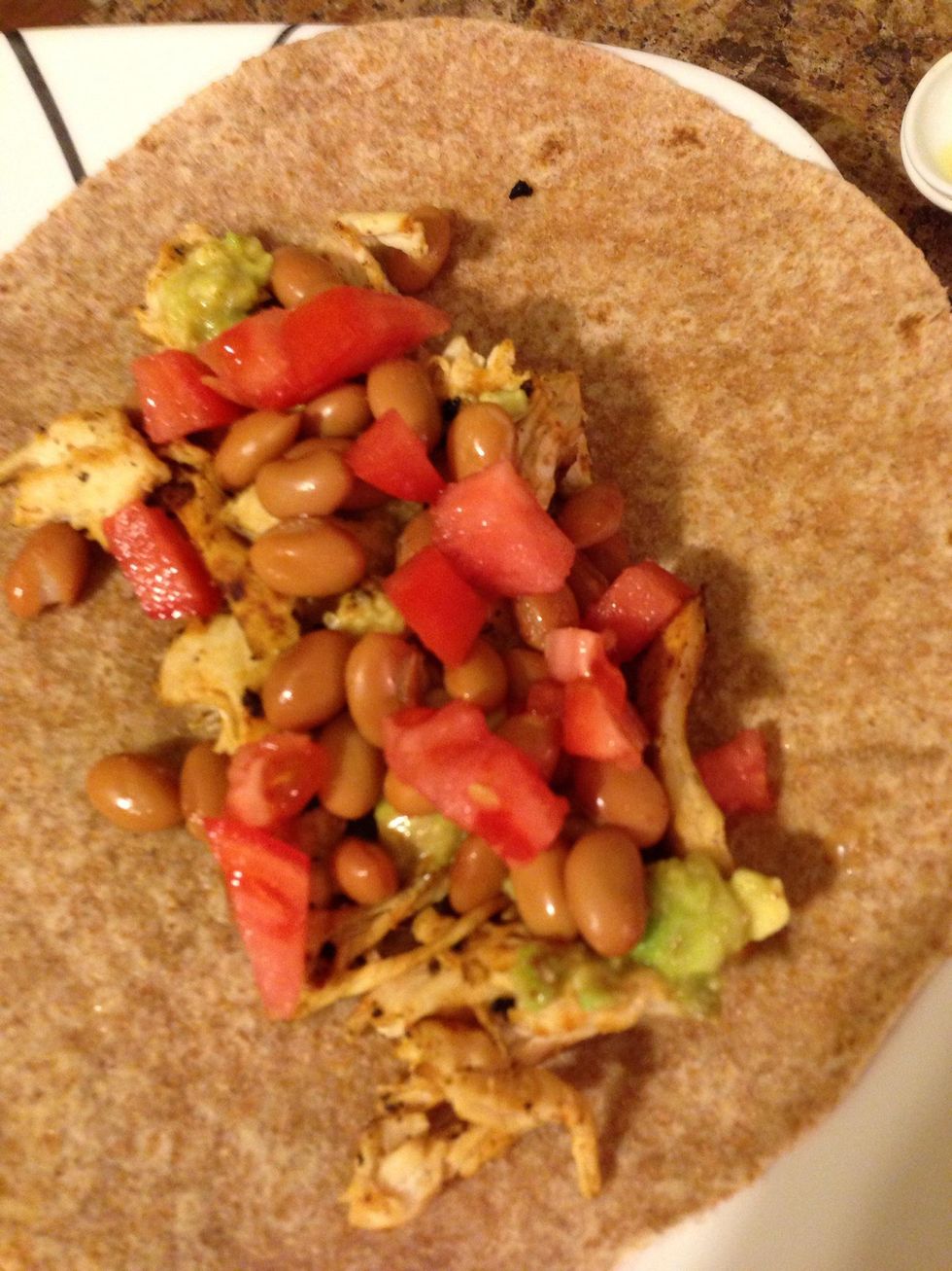 How to make chicken pinto bean tacos B+C Guides