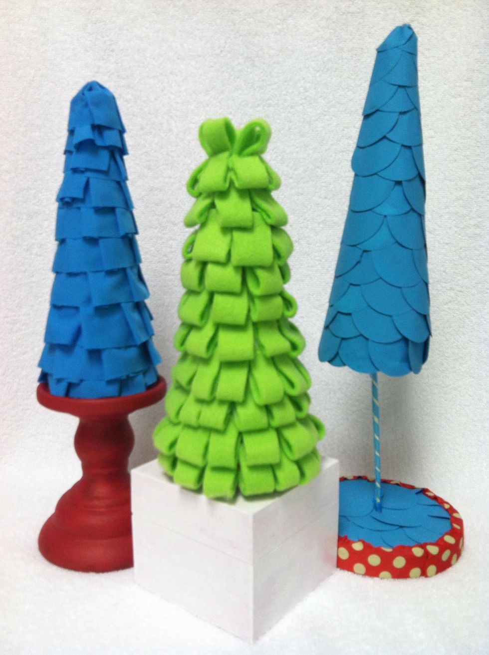 How to make a fabric christmas cone tree B+C Guides