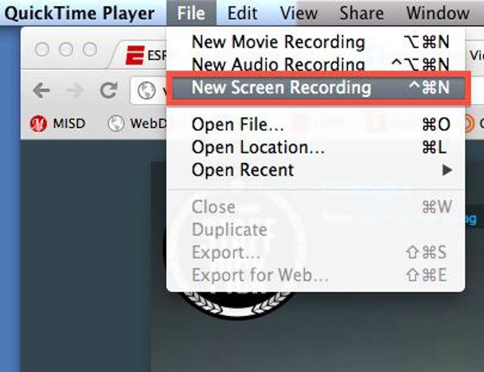 How to use quicktime to capture video B+C Guides