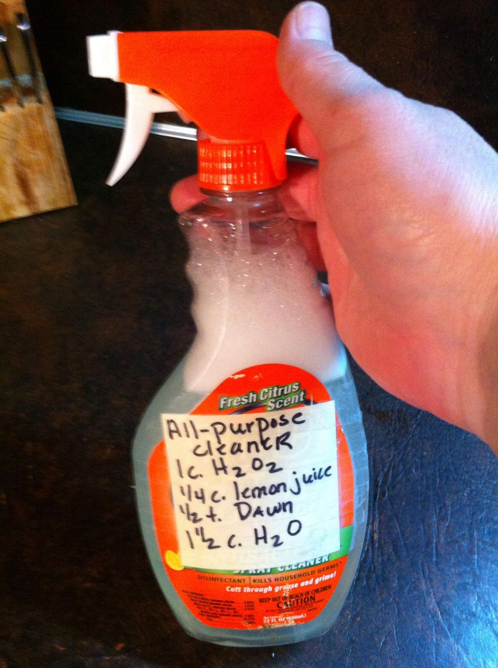 How to make allpurpose cleaner B+C Guides