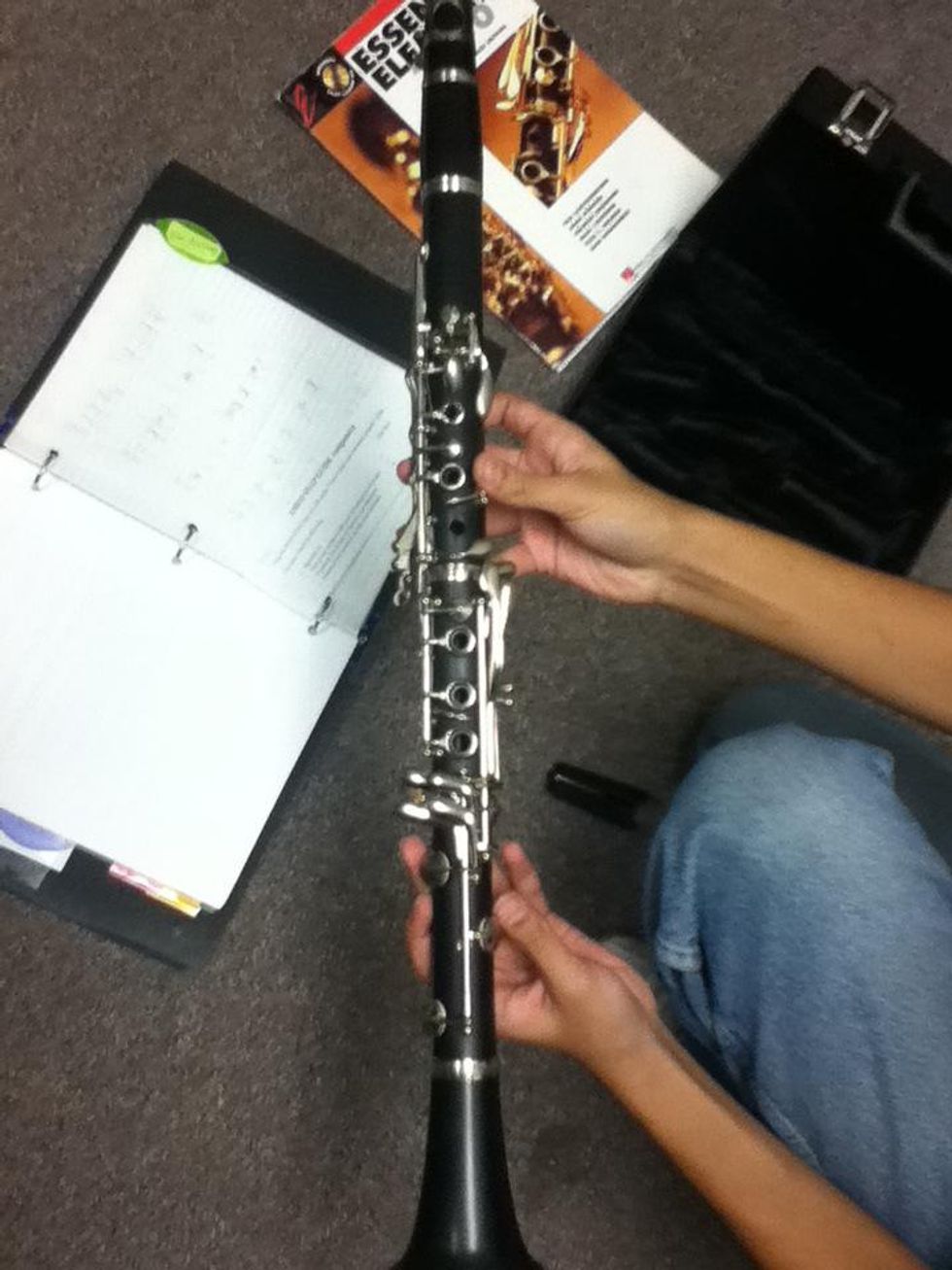 How to put together a clarinet b c guides