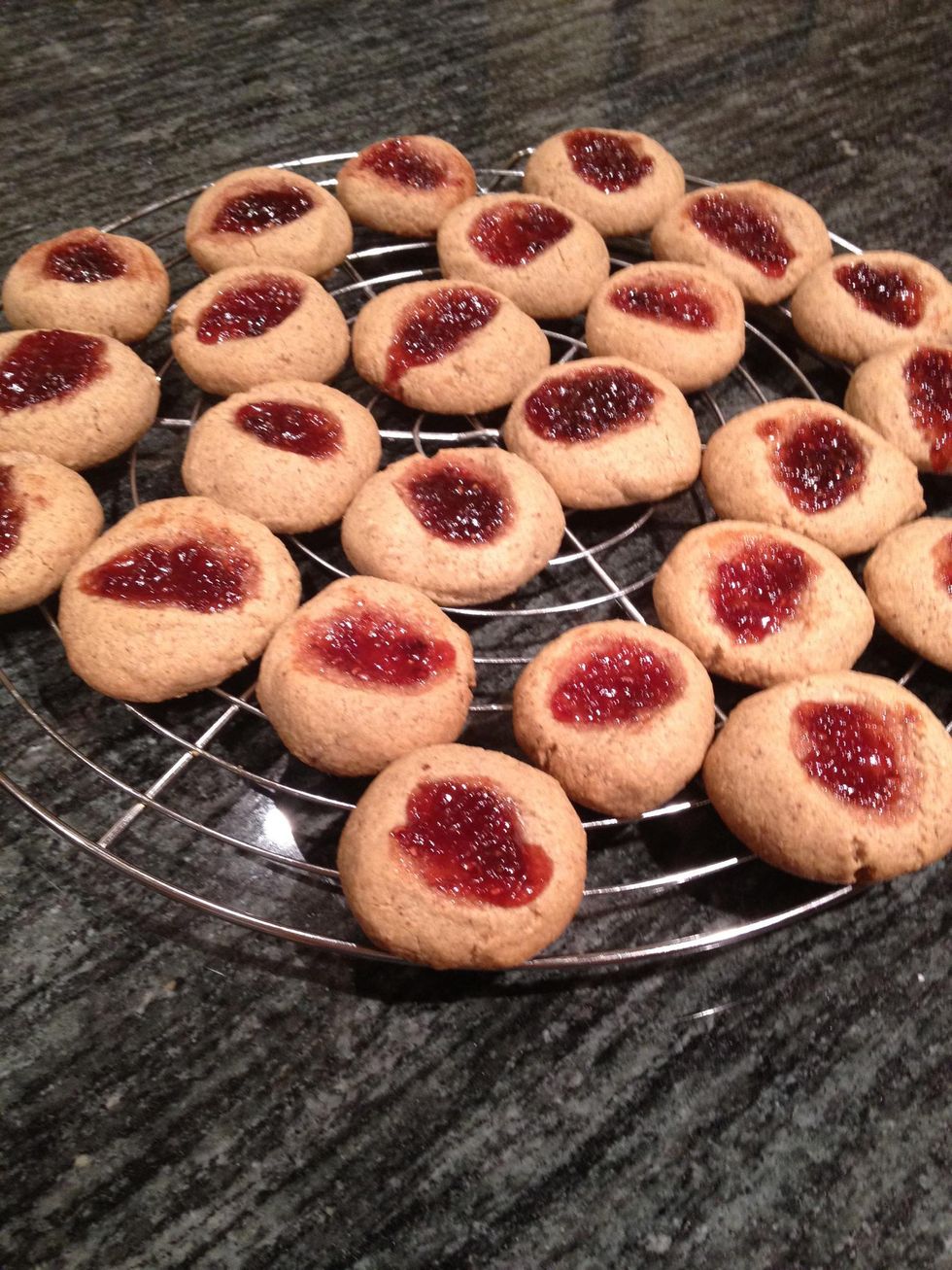 How to bake vegan jam dot cookies B+C Guides
