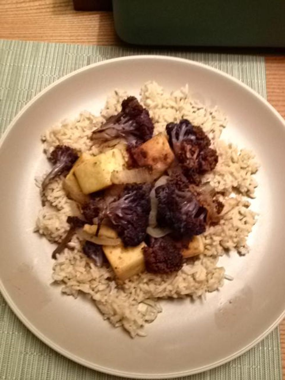 How to cook roasted cauliflower and tofu curry B+C Guides