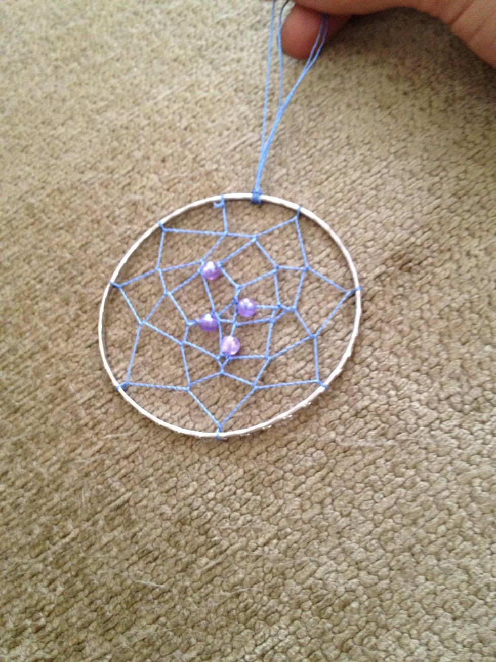HOW TO WEAVE A DREAMCATCHER visual data 6