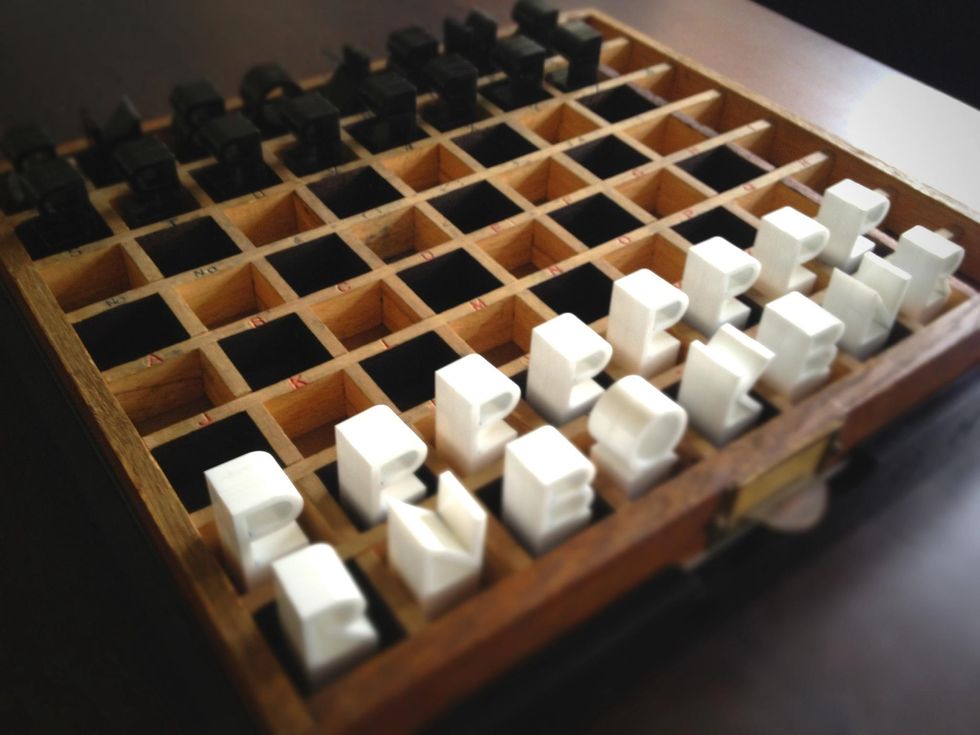 How to make typography chess set