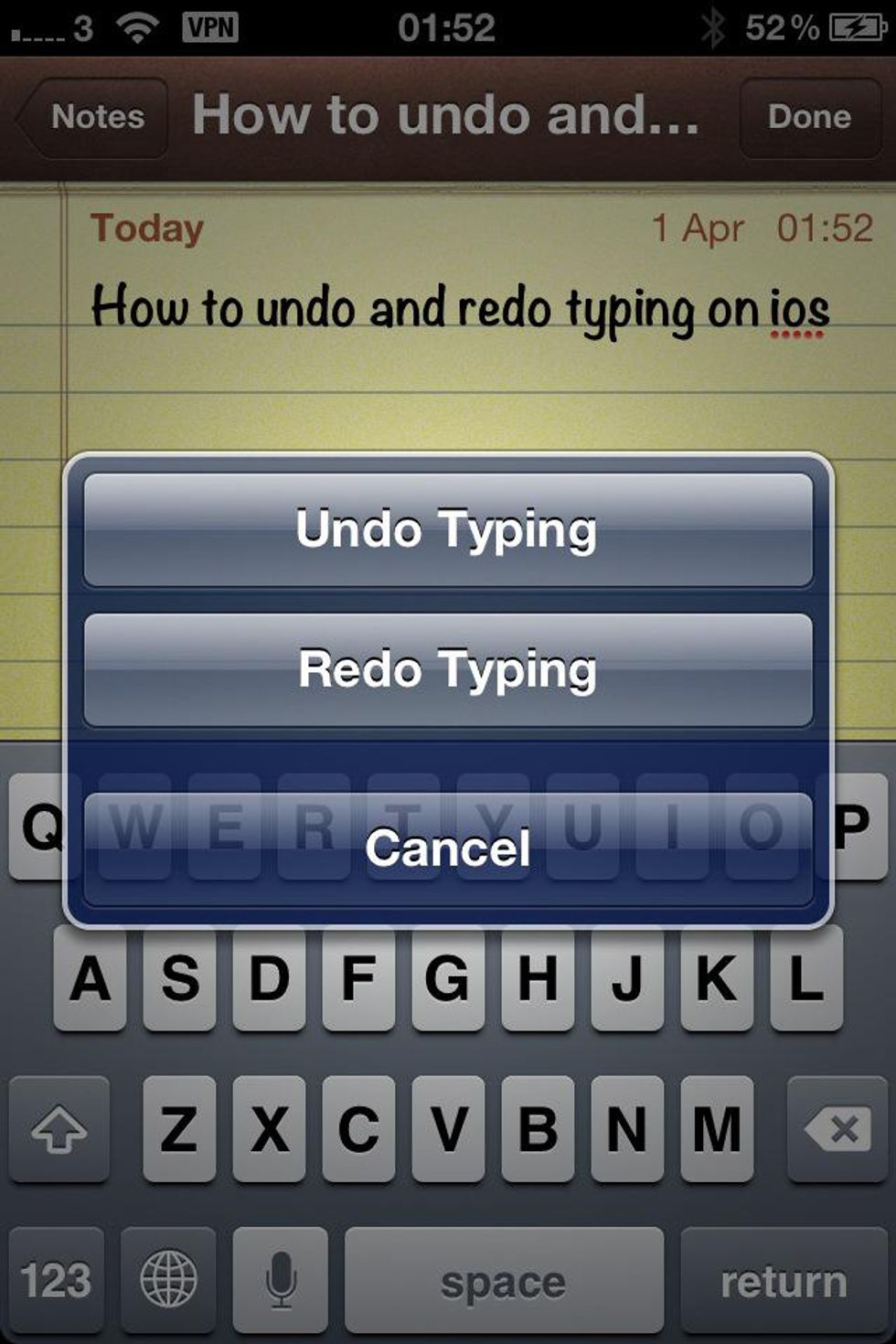 How to undo and redo on ios - B+C Guides