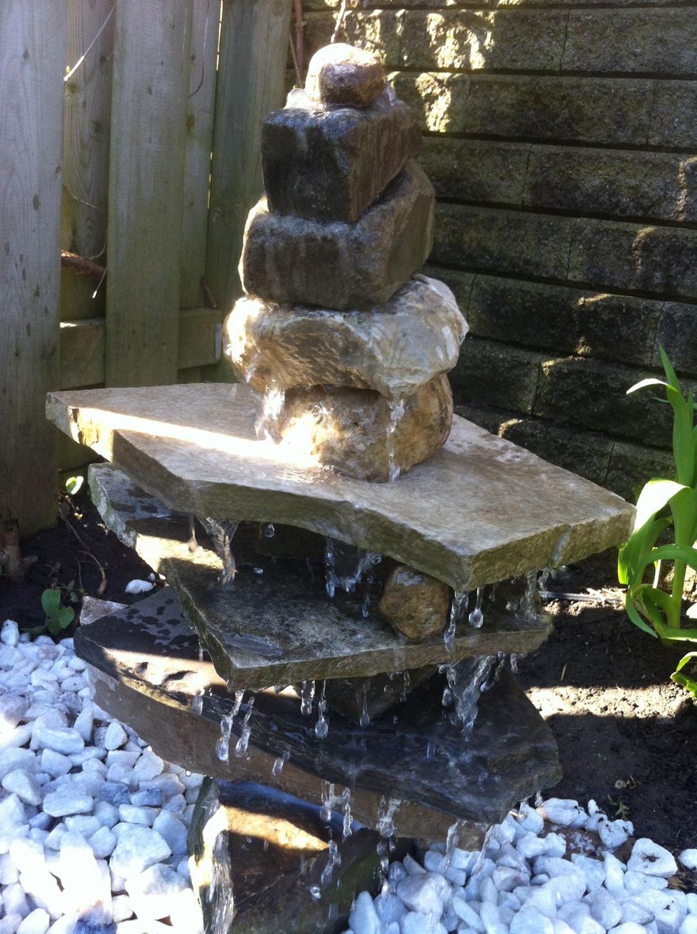 How to build a rock garden fountain - B+C Guides