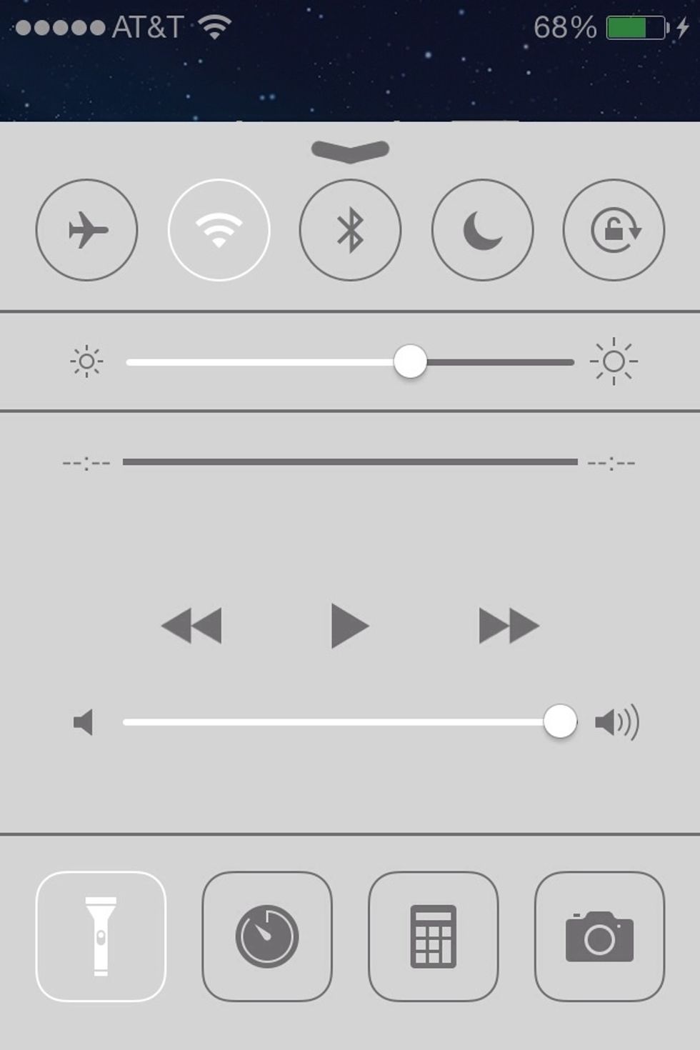 Imagine you or someone near you drops something on the floor. So you pull out your iPhone, from lock screen pull up control center and turn on your flashlight.