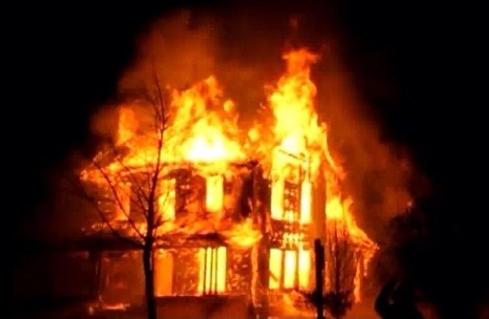 Imagine your house burns down while you're on holiday.