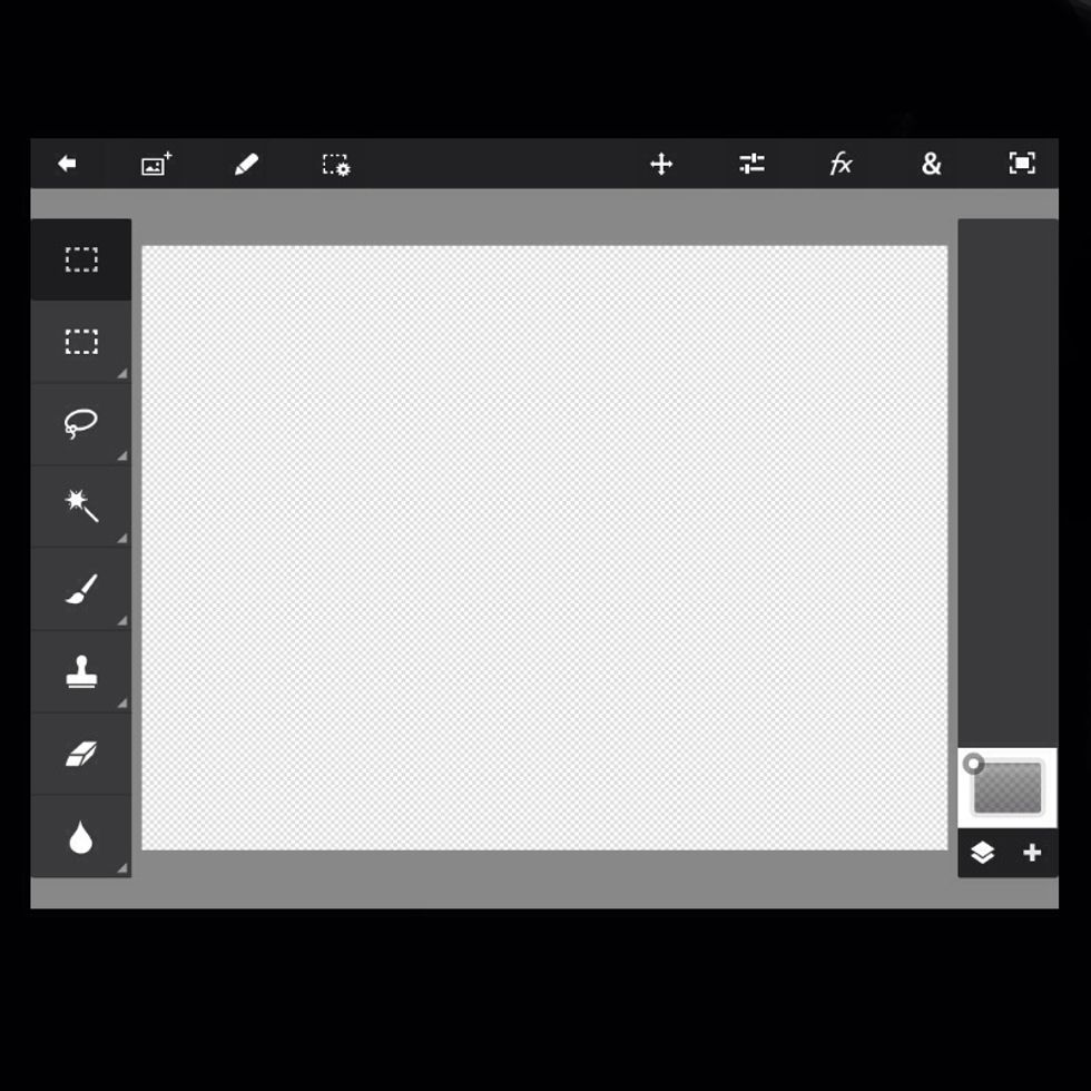 Import a photo layer.