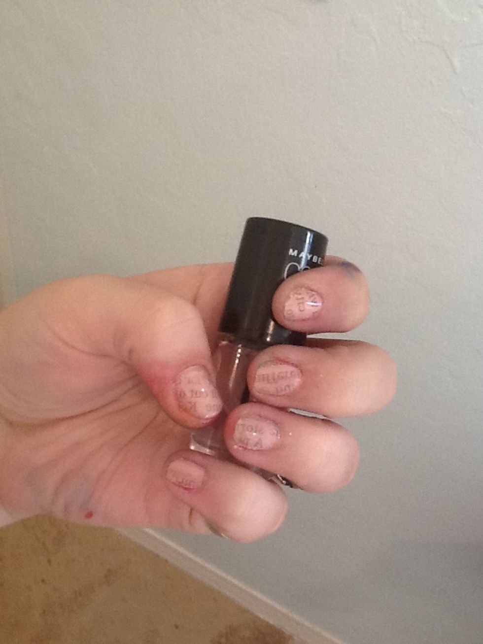 *IMPORTANT* seal with a clear topcoat so that the ink doesn't come off and you're good to go!