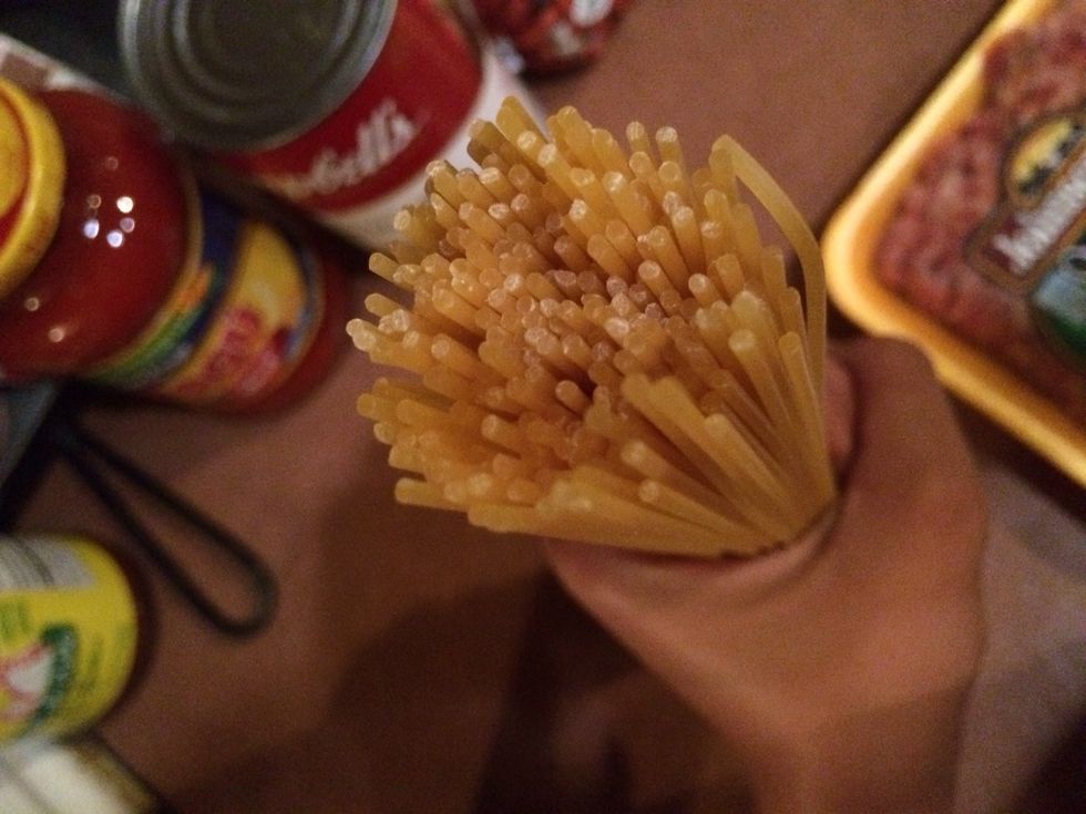 Important\u2026 Use only a handful of spaghetti not the whole box\ud83d\udc49