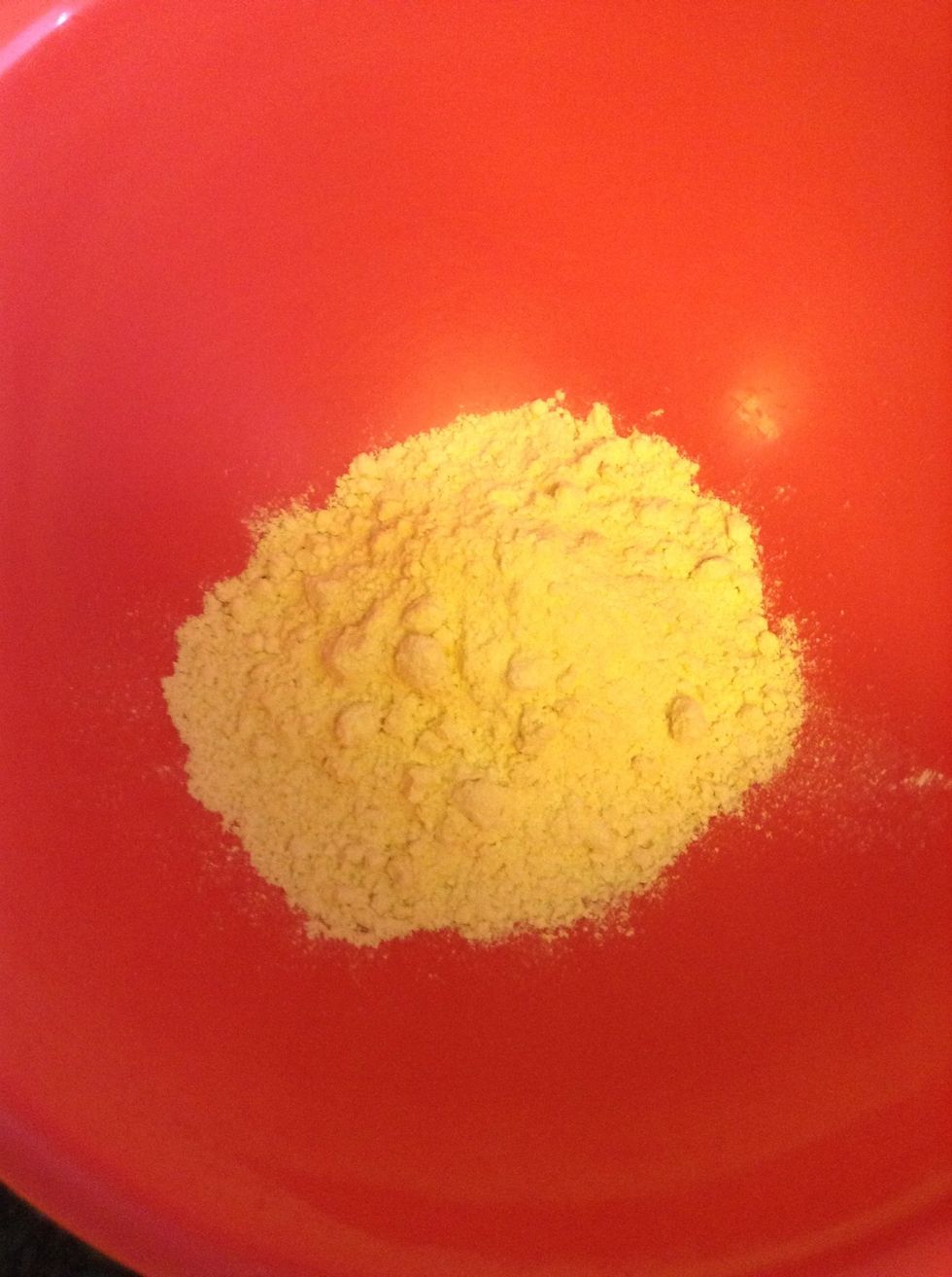 In a bowl add 4 tbsp of gazebo powder and 2 cups of yogurt